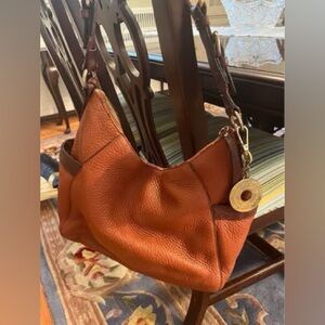 Isaac Mizrahi Tan Leather Shoulder Bag
